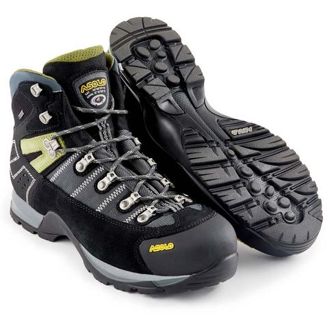 BLACK-GUN METAL ASOLO Fugitive GTX Men's Hiking Boots