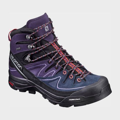 BLACK-CORAL Salomon Women's X Alp Mid LTR GTX Boots