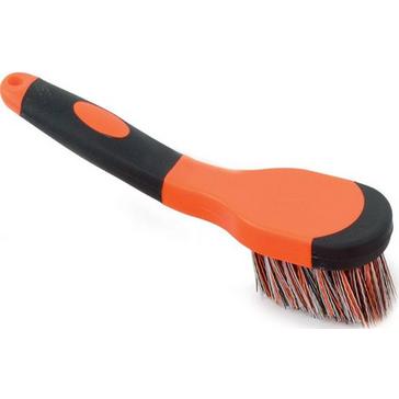 Orange Shires Ezi-Groom Bucket Brush Orange