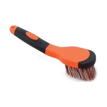 Orange Shires Ezi-Groom Bucket Brush Orange