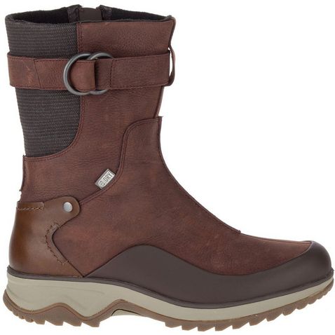 BRUNETTE Merrell Women's Eventyr Vera Mid Polar Waterproof Boots
