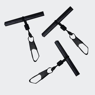 Black Middy Pellet Float Adaptors 3Pc