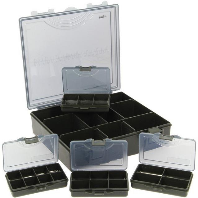 NGT Deluxe Tackle Box & Four Boxes Small