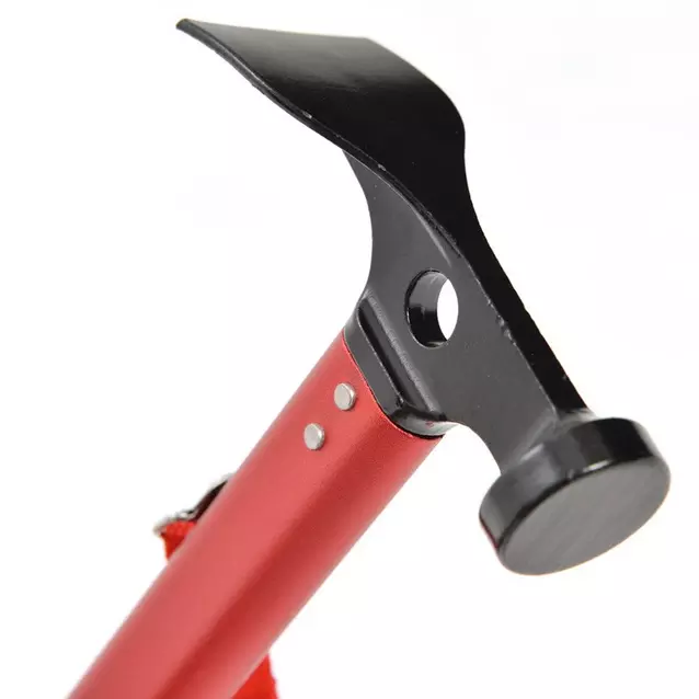 OTVIAP Portable Hammer,Camping Mallet Tent Stake Peg Puller Hammer Remover Aluminum Alloy Mini Portable Outdoor Tool Outdoor Tool