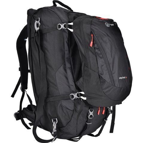 Black HI-GEAR Long Haul 80 Travel Pack