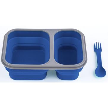 Blue HI-GEAR Folding Lunch Box Set