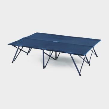 Blue HI-GEAR Double Folding Campbed