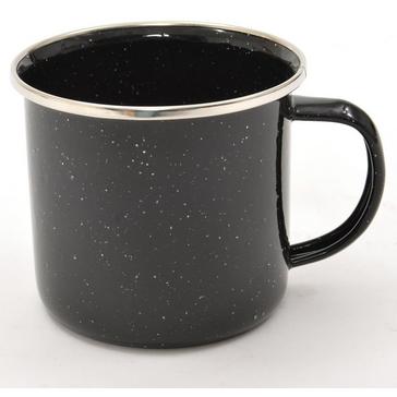 Black HI-GEAR Enamel Cup 12oz