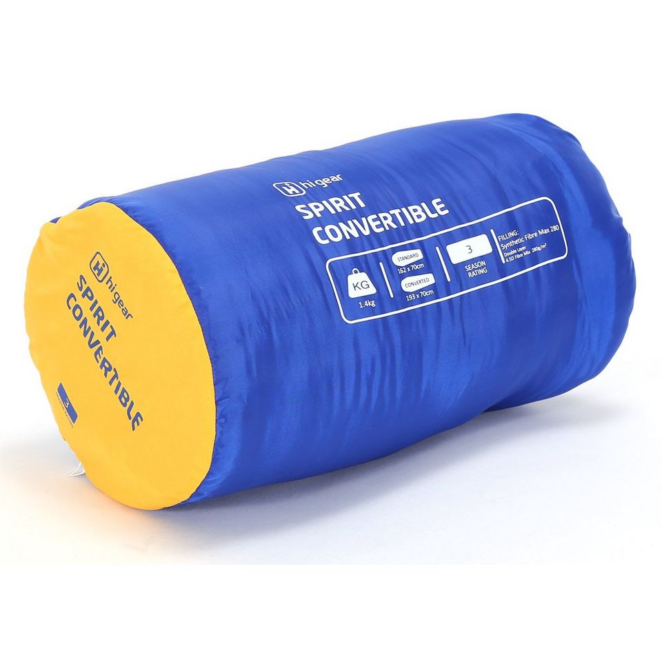 Hi gear spirit convertible sleeping bag hotsell