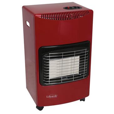 Red Quest Large Gas Cabinet Heater (Fire Red)