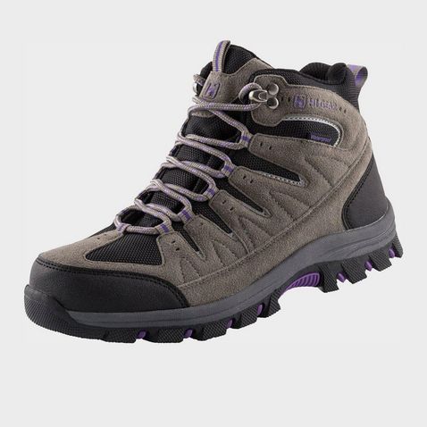 GREY-PURPLE HI-GEAR Kinder II Women's Walking Boots