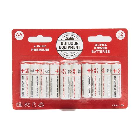 Nocolour Handy Heroes AA Alkaline Batteries (12 Pack)