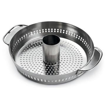 Silver Weber Gourmet BBQ System Poultry Roaster