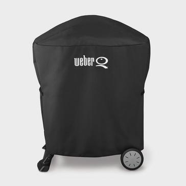 Black Weber Premium Grill Cover for Q1000/Q2000 Series