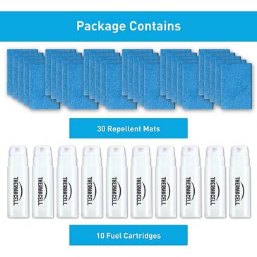 White THERMACELL Original Mosquito Repeller Refills (Mega Pack)
