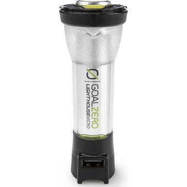 Silver Goal Zero Lighthouse Micro Charge USB Rechargeable Lantern