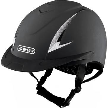 Black Whitaker NRG Helmet Black Silver