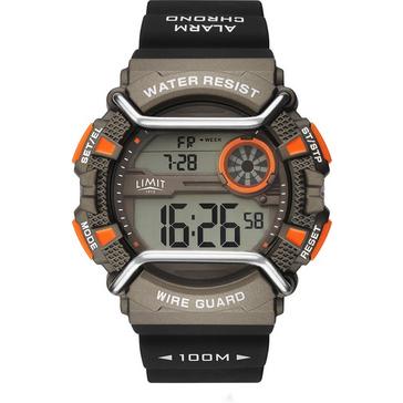Grey Limit Digital Watch Tan face