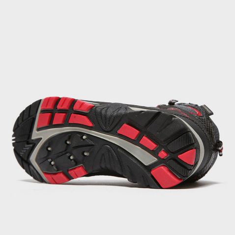 Graphite-Red HI-GEAR Kids' Sakaki Walking Boots