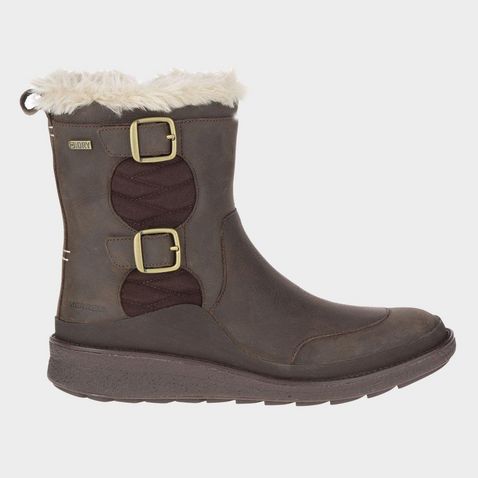 Espresso Merrell Women's Tremblant Ezra Zip Polar Waterproof Boots