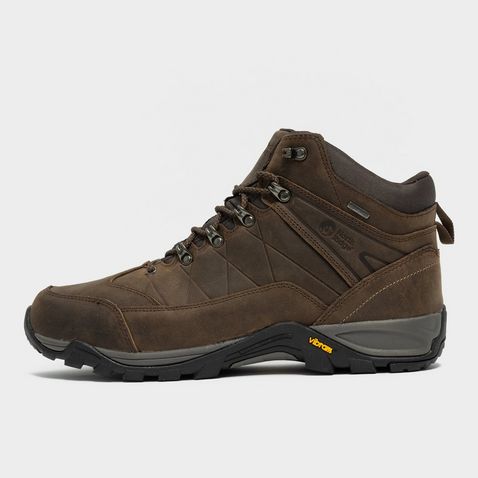 Brown NORTH RIDGE Men's Luxor 2 Mid Waterproof Walking Boots