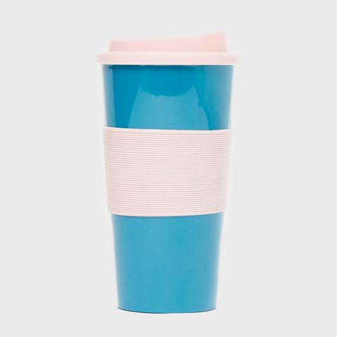Teal Handy Heroes Reusable Coffee Cup