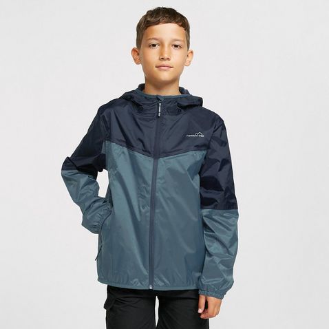 Navy FREEDOMTRAIL Kids' Tempest Waterproof Jacket