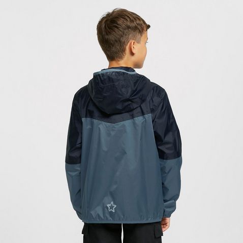 Navy FREEDOMTRAIL Kids' Tempest Waterproof Jacket