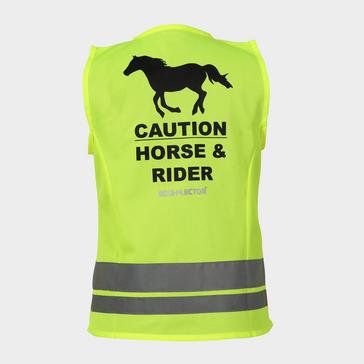 Yellow EQUI-FLECTOR Adults Hi-Vis Vest Yellow