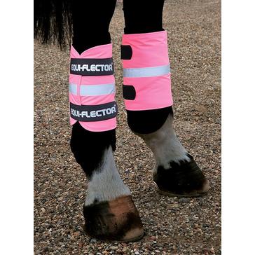 Pink Shires Equi-Flector Wraps Pink