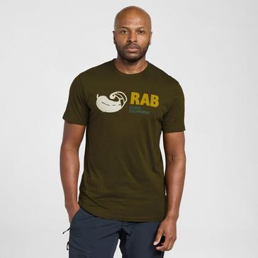 Khaki Rab Men's Stance Vintage SS Tee
