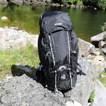 Black VANGO Sherpa 60:70 Rucksack