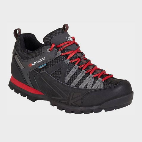 Black Red KARRIMOR Men's Spike Low 3 Hiking Shoes