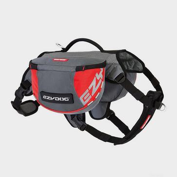 Grey EzyDog Summit Backpack Red/Grey Medium