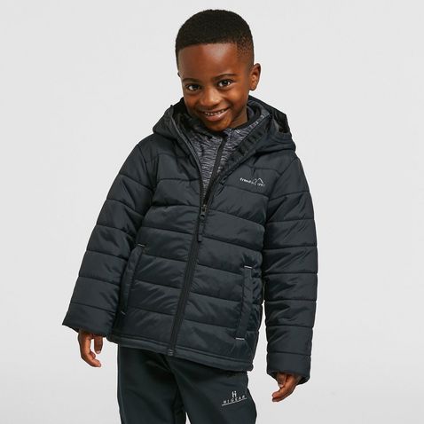 Black FREEDOMTRAIL Kid's Blisco Hooded Jacket