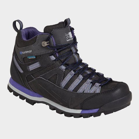 Black Purple KARRIMOR Women's Spike Mid 3 Walking Boots