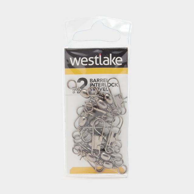 Silver Westlake Barrel Interlock Size 2 (10 Pack) image 1