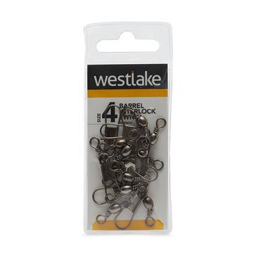 Silver Westlake Barrel Interlock Size 4 (10 Pack)