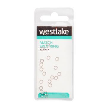 Silver Westlake Match Split Ring 20 Pck