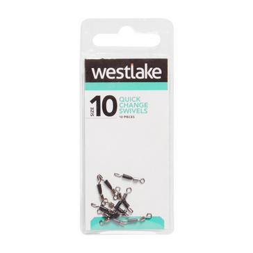 Silver Westlake qck Change Swivels 10 10Pc