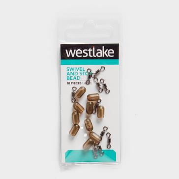 Silver Westlake Swivel And Stop Bead Lar 10Pc