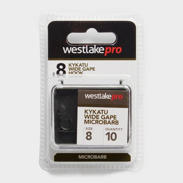 Black Westlake Kykatu Wide Gape Micro-Barbed Size 8 image 1