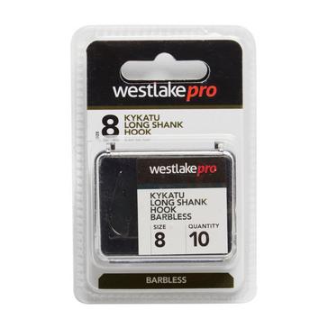 Black Westlake Long Shank 8 Barbless