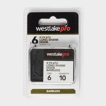 Black Westlake Long Shank 6 Barbless