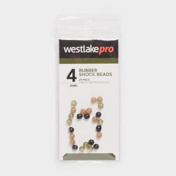 Black Westlake Rubber Shock Beads (4mm)