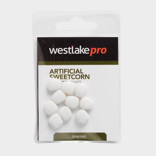 White Westlake Artificial Sweetcorn White Sinking Bait (10 Pack) image 1
