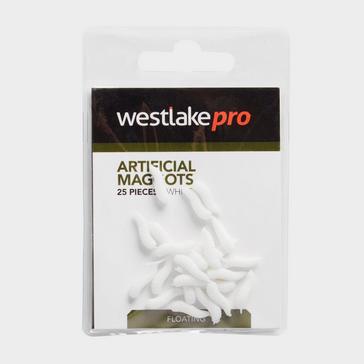 White Westlake Maggots White Floating 25Pc
