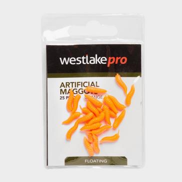 Orange Westlake Floating Artificial Maggots in Orange