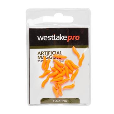 Orange Westlake Maggots Org Floating 25Pc