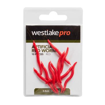 Pink Westlake Artificial Red Worms 3.5cm